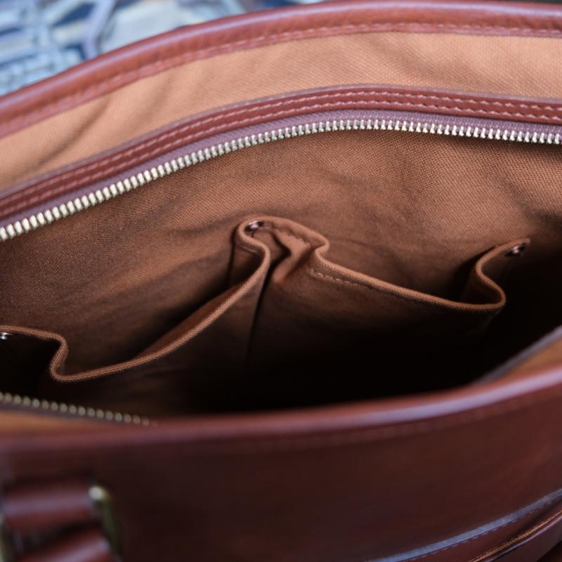VASCO ヴァスコ【VS-244LS】【LEATHER NELSON 2WAY BAG】≪CAMEL≫ レザーネルソン2WAYトートバッグ ショルダーストラップ付 姫路産レザー 丘染め 日本製の画像