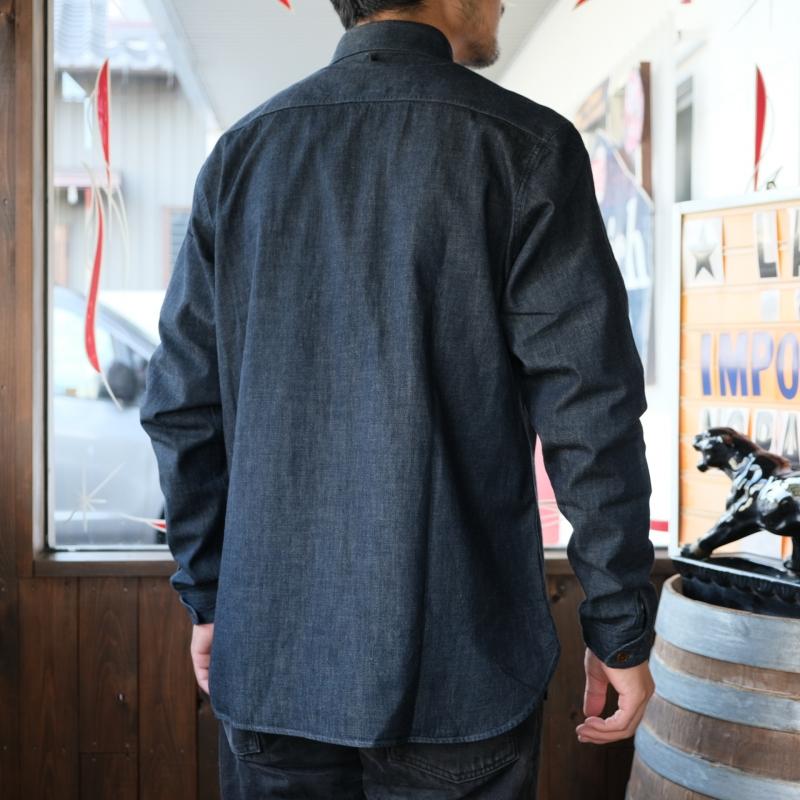 ORGUEIL オルゲイユ【OR-5107 Shawl Collar Shirt】ショールカラーシャツ コットン100% 日本製の画像