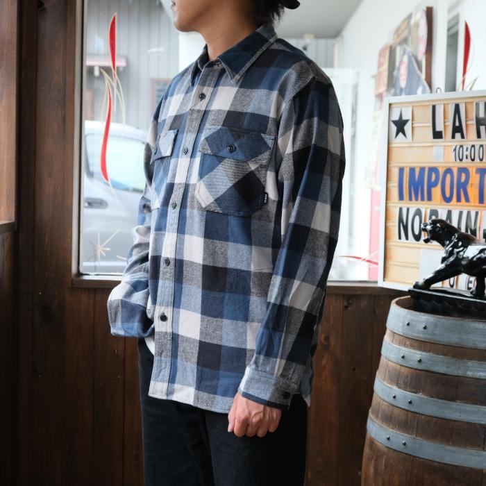 BLUCO ブルコ【155-11-048】【BUFFALO CHECK FLANNEL SHIRT