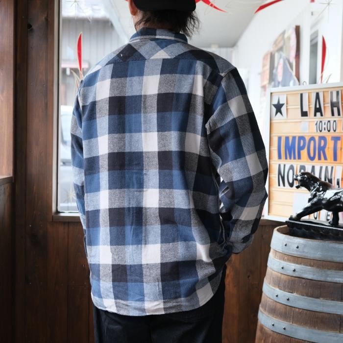 BLUCO ブルコ【155-11-048】【BUFFALO CHECK FLANNEL SHIRT
