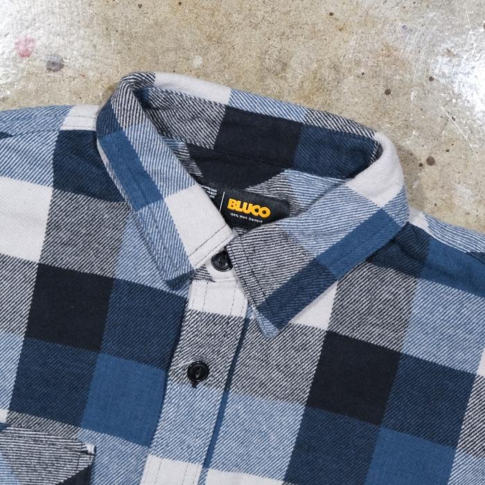 BLUCO ブルコ【155-11-048】【BUFFALO CHECK FLANNEL SHIRT