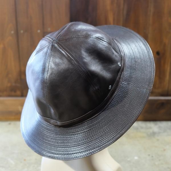Mr.FATMAN ミスターファットマン【LEATHER FATIGUE HAT】レザー