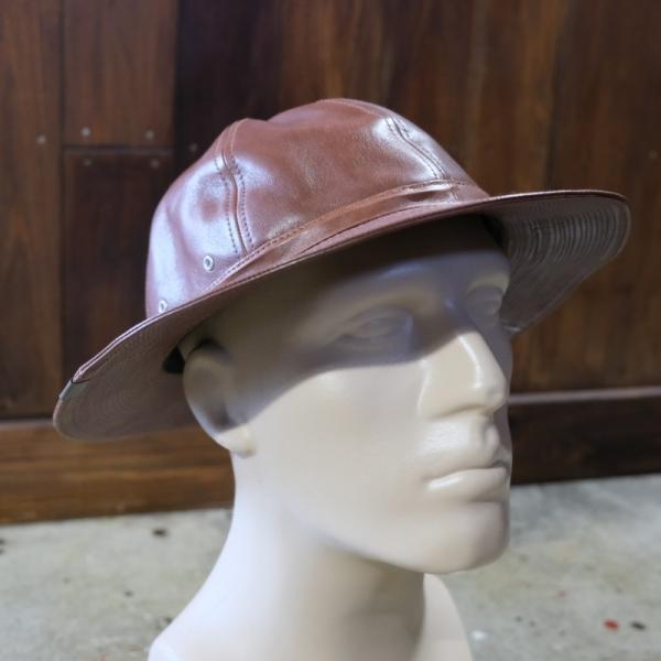 Mr.FATMAN ミスターファットマン【LEATHER FATIGUE HAT】レザー