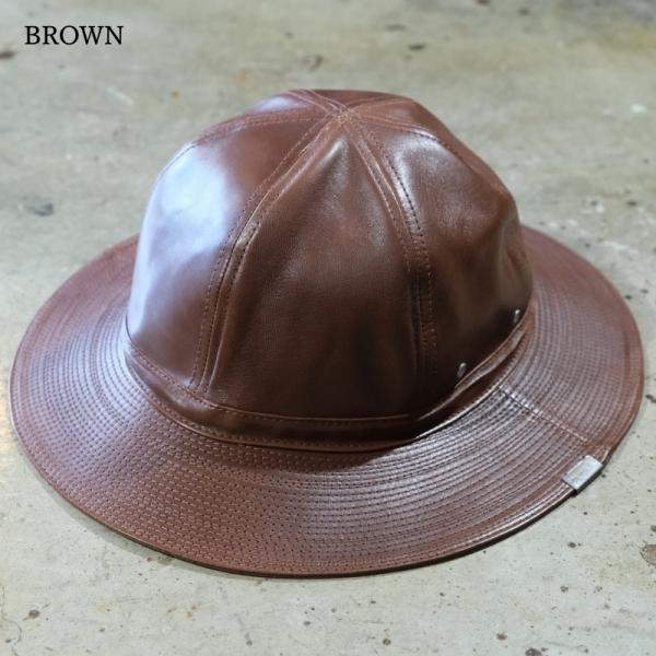 Mr.FATMAN ミスターファットマン【LEATHER FATIGUE HAT】レザー