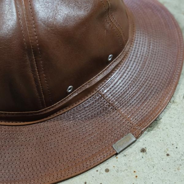 Mr.FATMAN ミスターファットマン【LEATHER FATIGUE HAT】レザー