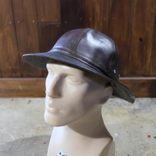 Mr.FATMAN ミスターファットマン【LEATHER FATIGUE HAT】レザー 