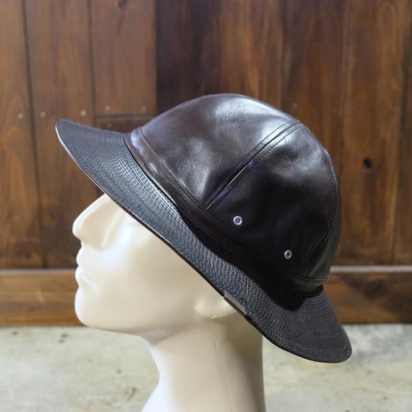 Mr.FATMAN レザーファティーグハット Mr.FATMAN ミスターファットマン【LEATHER FATIGUE HAT】レザー