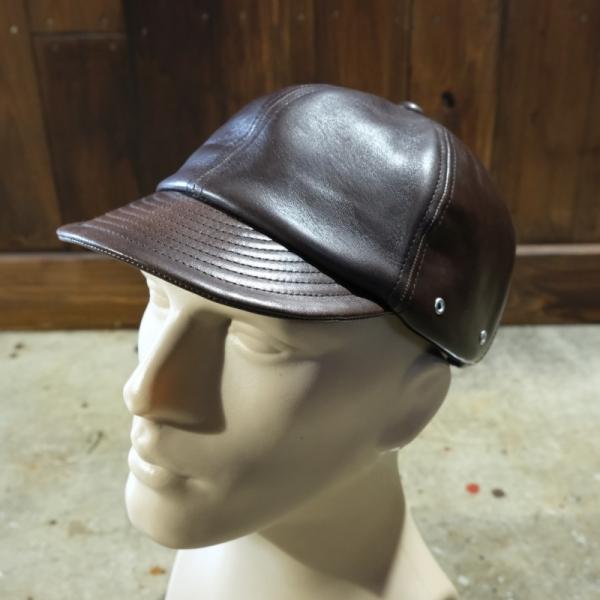 Mr.FATMAN ミスターファットマン【LEATHER SHORT BRIM CAP By BRIDGE