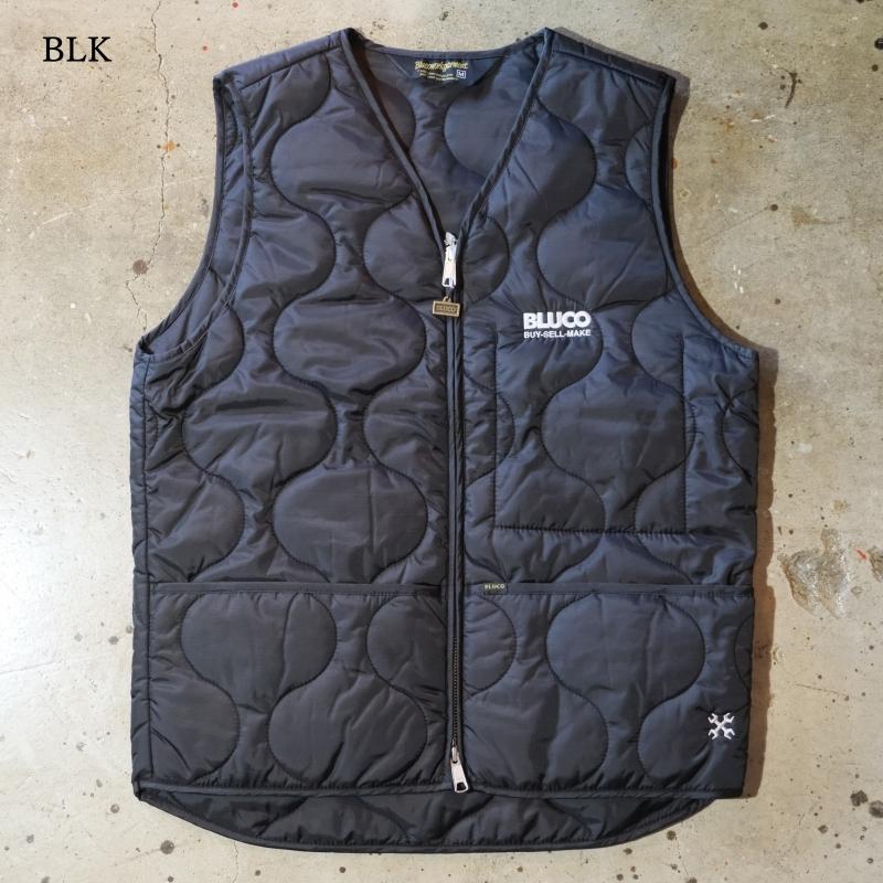 BLUCO ブルコ【1358】【V-VEST】Vベスト キルティングベスト 