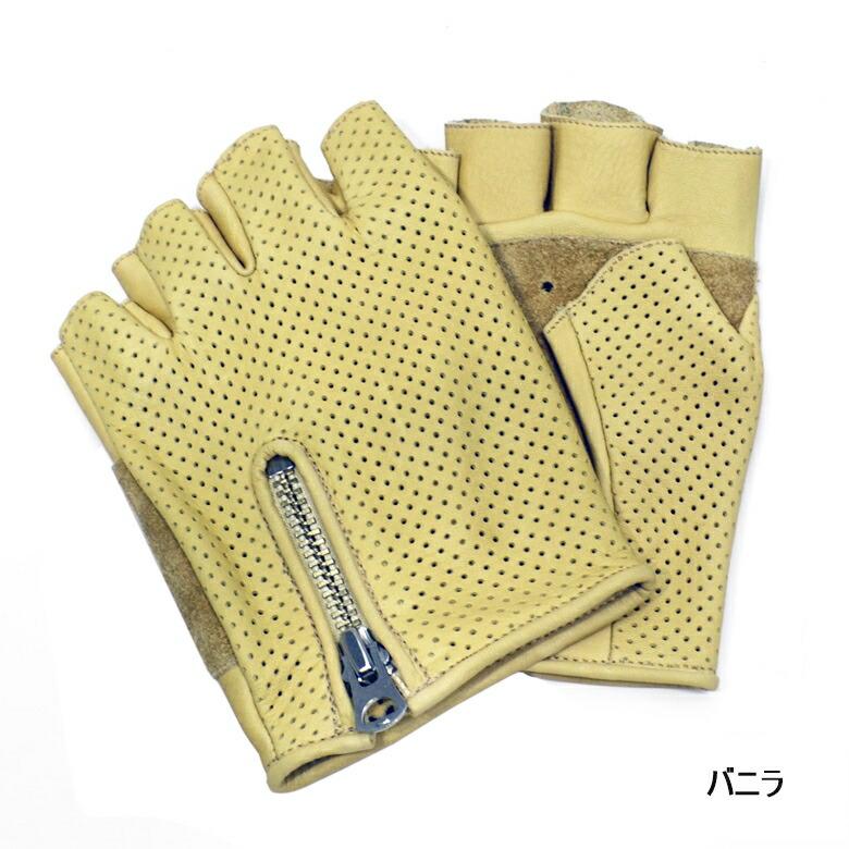 GMG ジーエムジー【GMG-12 MESH GLOVE FINGER LESS】メッシュグローブ
