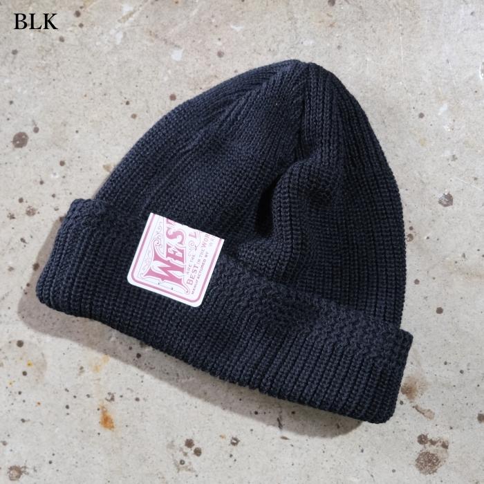 WESTRIDE ウエストライド【NEW C/W WATCH CAP】ニューコットンウール 