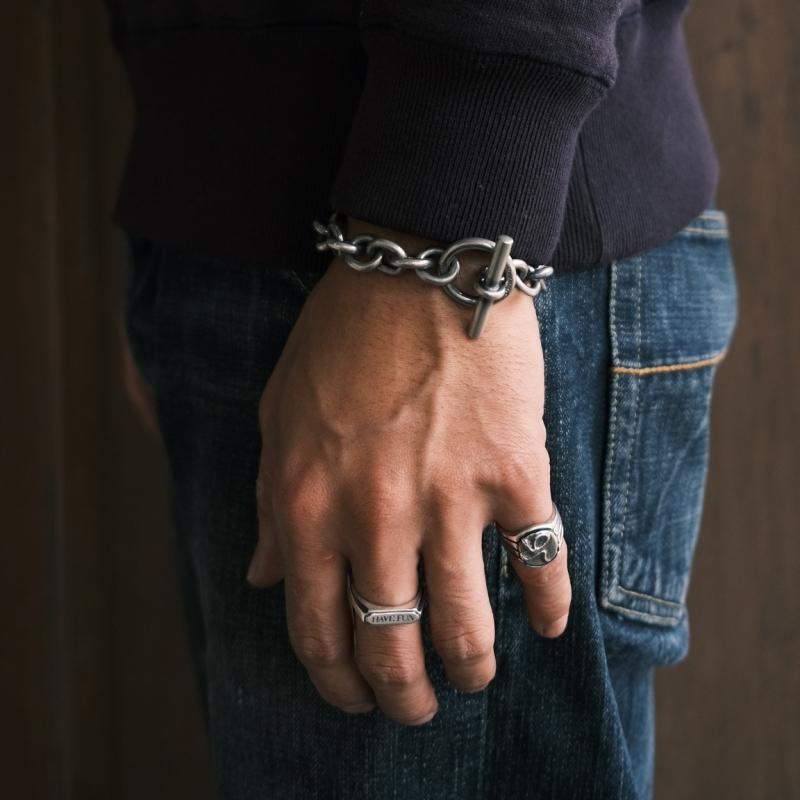 RAOING シルバーチェーンブレスレット　SV925　ローイング　22cm RAOING ローイング【3MM Chain Bracelet】≪22cm≫ 3mmチェーン