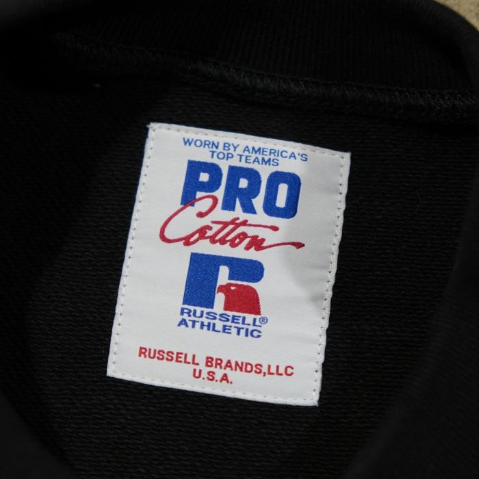 RUSSELL ATHLETIC ラッセルアスレチック【Pro Cotton TM Loop Back Terry Sweat Logo CN】プロコットンループバックスェット ロゴ カレッジス クルーネック_13