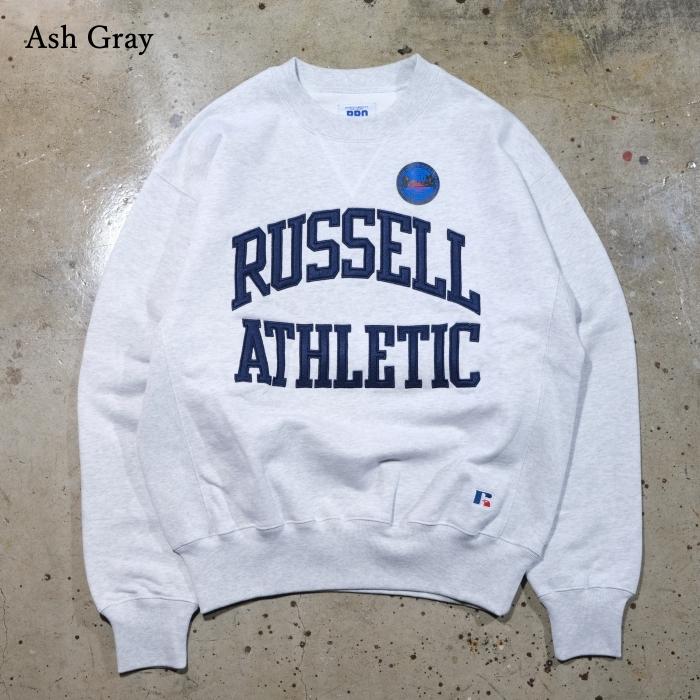 新品 RUSSEL ATHLETICSバックプリントスウェット RUSSELL ATHLETIC ラッセルアスレチック【Pro Cotton TM Loop Back