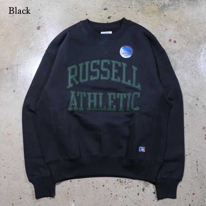 MUSE  RUSSEL ATHLETICSバックプリントスウェット RUSSELL ATHLETIC ラッセルアスレチック【Pro Cotton TM Loop Back