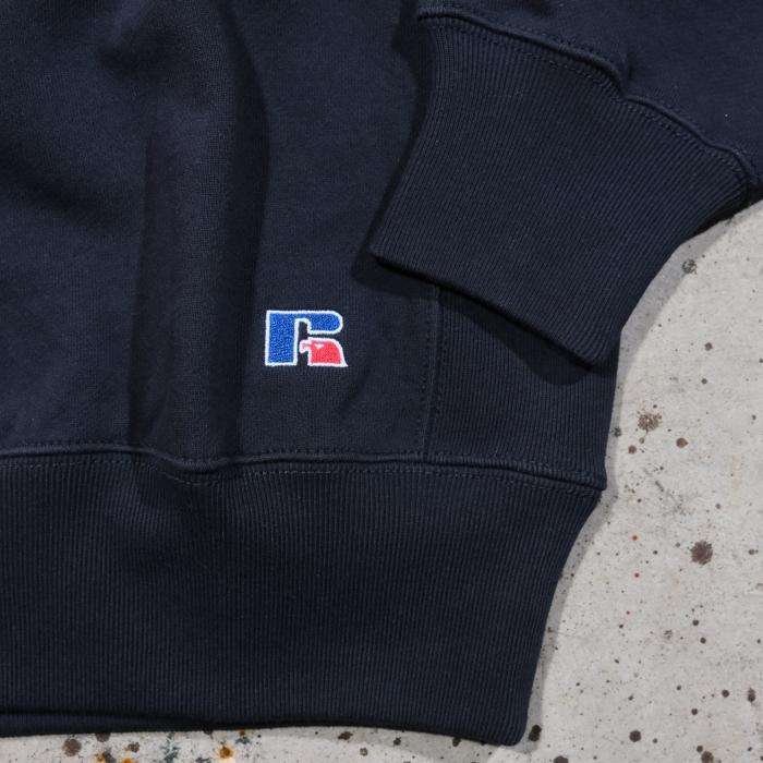 RUSSELL ATHLETIC ラッセルアスレチック【Pro Cotton TM Loop Back Terry Sweat Logo CN】プロコットンループバックスェット ロゴ カレッジス クルーネック_6