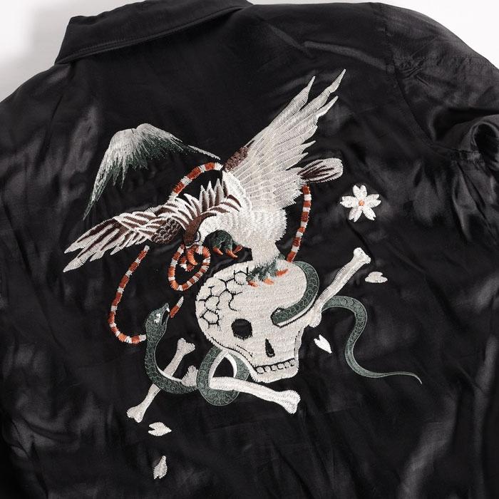 新品未使用！ウエストライドフォーエバースカル スーベニアジャケットリ40サイズ WESTRIDE ウエストライド【FOREVER SKULL SOUVENIR JACKET】スーベニア