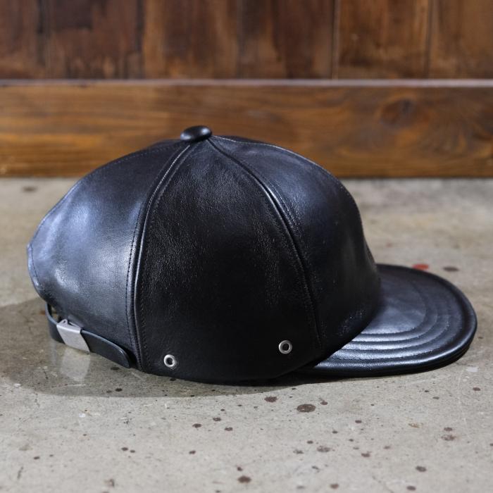 Mr.FATMAN ミスターファットマン【LEATHER CAP】レザーキャップ 茶芯