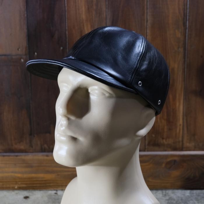 Mr.FATMAN ミスターファットマン【LEATHER CAP】レザーキャップ 茶芯