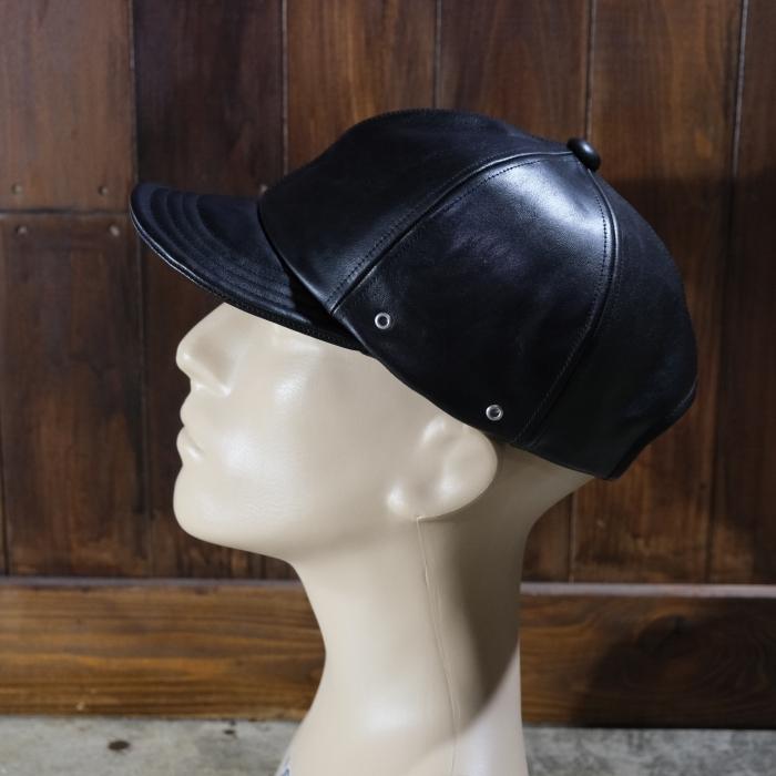 Mr.FATMAN ミスターファットマン【LEATHER CAP】レザーキャップ 茶芯