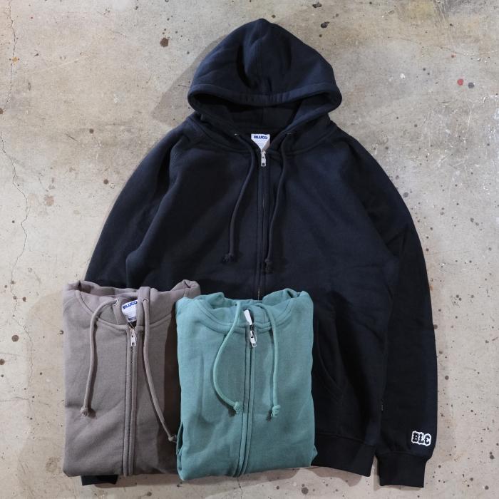 Hikaru Takei　XL　ブルコ BLUCO ブルコ【155-13-029】【HEAVY PILE ZIP SWEAT HOODIE】ヘビー