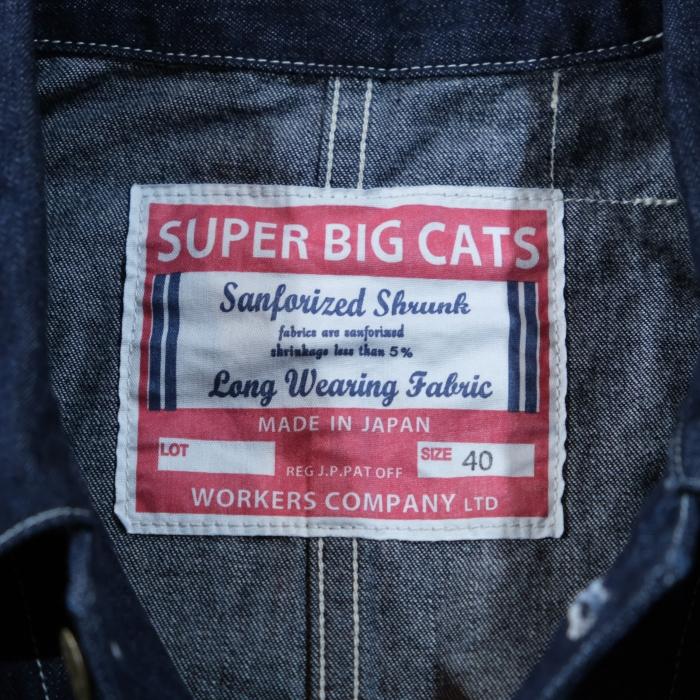 WORKERS ワーカーズ【SUPER BIG CAT Railroad Jacket】≪Indigo Denim