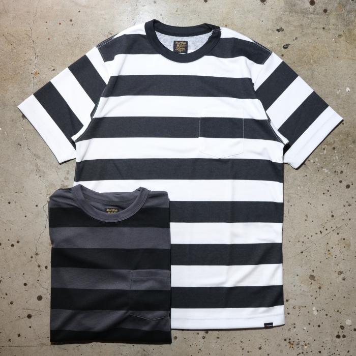 WESTRIDE ウエストライド【POWER DRY BORDER SHORT TEE】 パワードライ