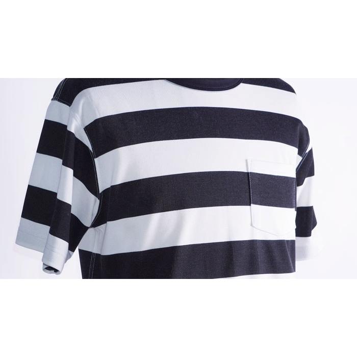 WESTRIDE ウエストライド【POWER DRY BORDER SHORT TEE】 パワードライ