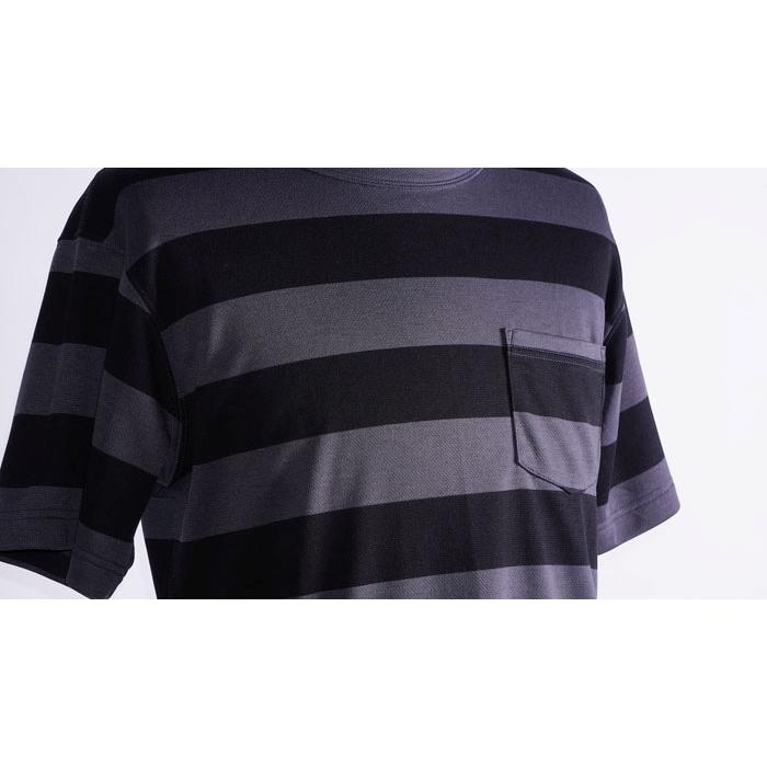 WESTRIDE ウエストライド【POWER DRY BORDER SHORT TEE】 パワードライ