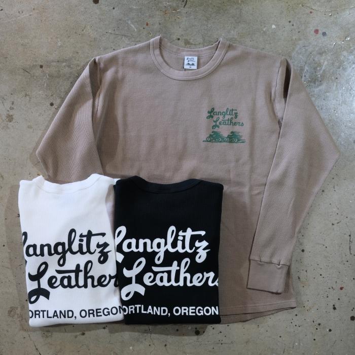 Langlitz Leathers ラングリッツレザーズ【Waffle Long Sleeve T-shirt