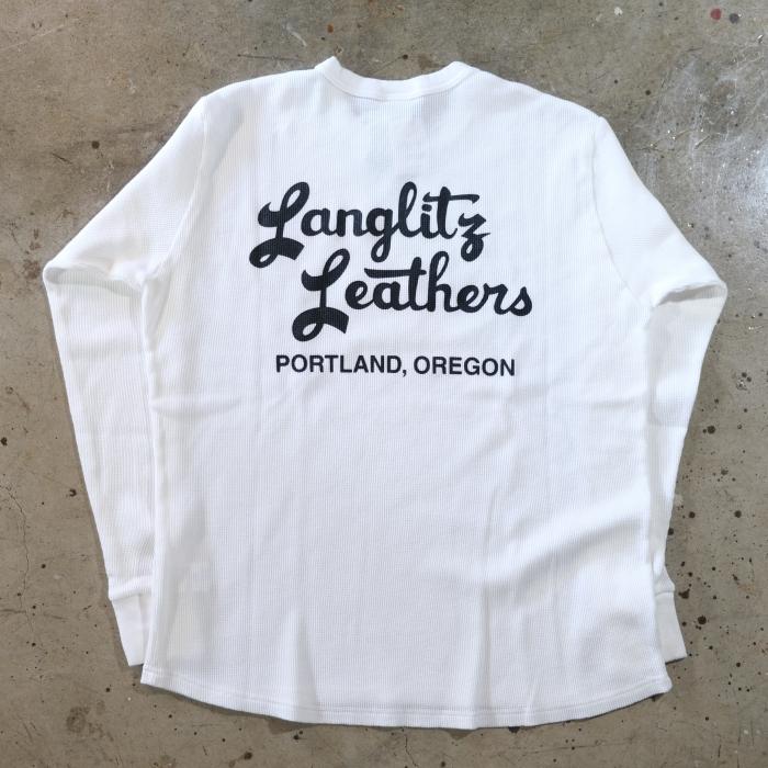 Langlitz Leathers ラングリッツレザーズ【Waffle Long Sleeve T-shirt
