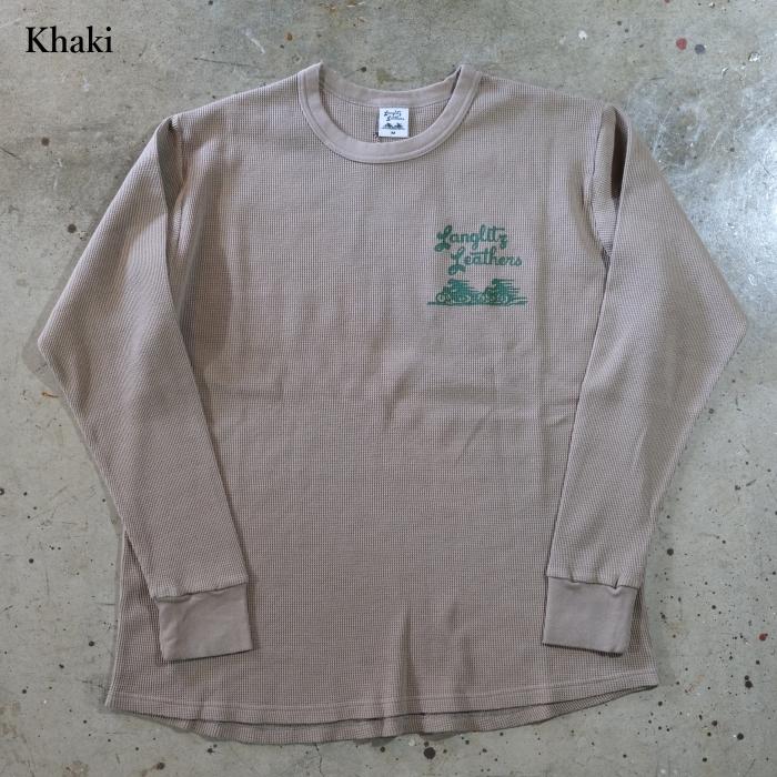 Langlitz Leathers ラングリッツレザーズ【Waffle Long Sleeve T-shirt