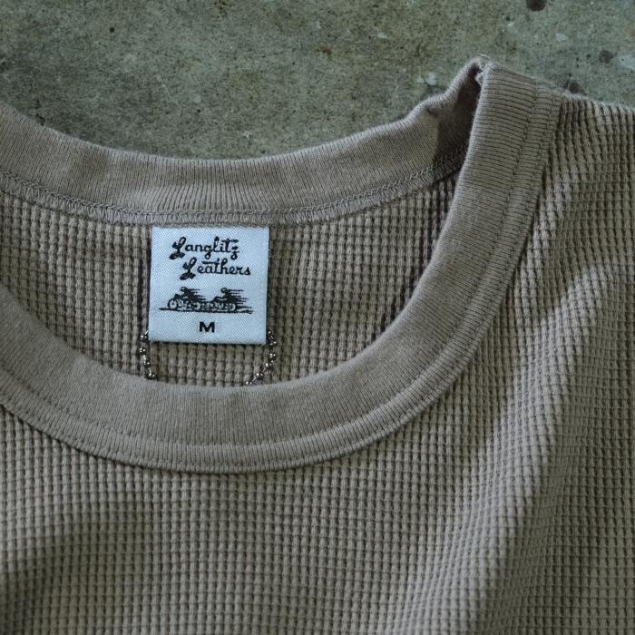 Langlitz Leathers ラングリッツレザーズ【Waffle Long Sleeve T-shirt