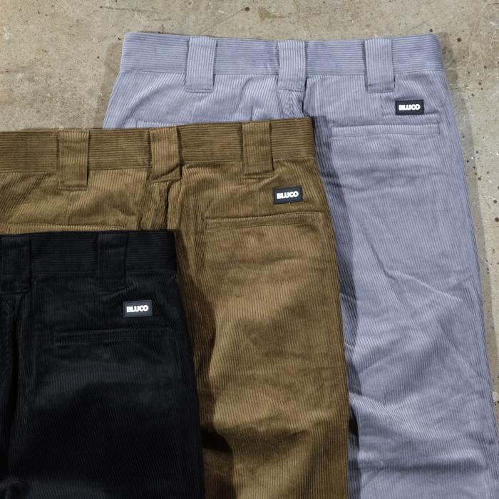 BLUCO ブルコ【155-41-036】【CORDUROY WORK PANTS】コーデュロイ