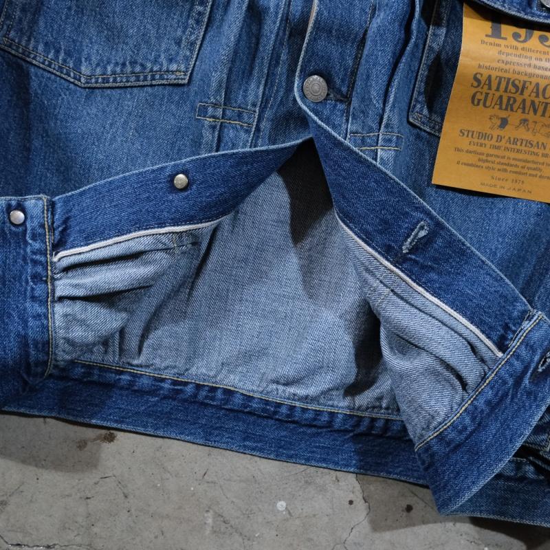 【美品】STUDIO D'ARTISAN 1950デニムジャケット サイズ40 楽天市場】ステュディオ・ダルチザン STUDIO D'ARTISAN 1950デニム