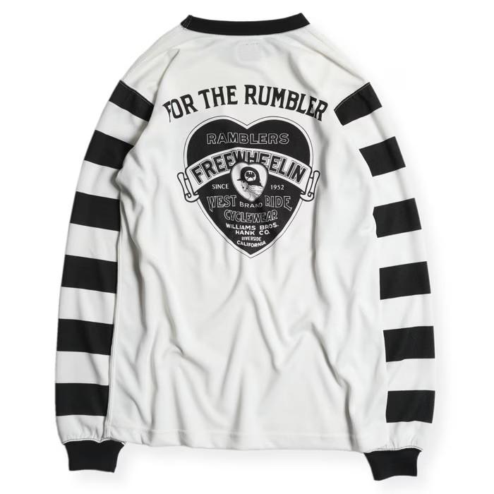 WESTRIDE ウエストライド【POWER DRY BORDER SLEEVE LONG TEE】パワー
