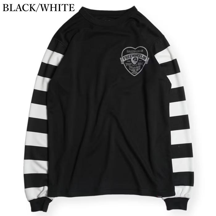 WESTRIDE ウエストライド【POWER DRY BORDER SLEEVE LONG TEE】パワー