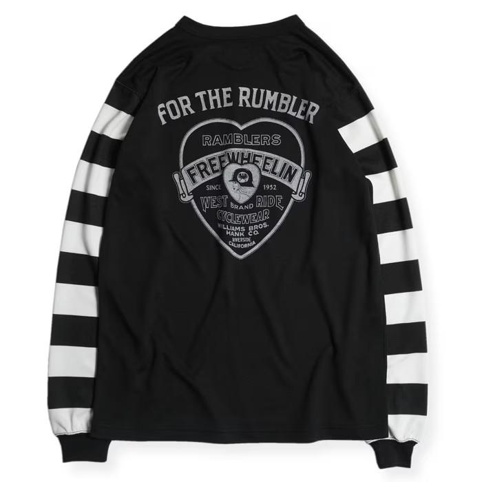 WESTRIDE ウエストライド【POWER DRY BORDER SLEEVE LONG TEE】パワー