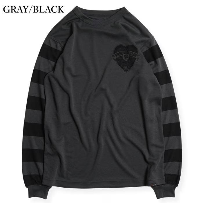 WESTRIDE ウエストライド【POWER DRY BORDER SLEEVE LONG TEE】パワー