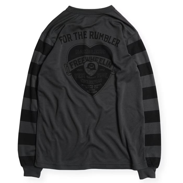 WESTRIDE ウエストライド【POWER DRY BORDER SLEEVE LONG TEE】パワー