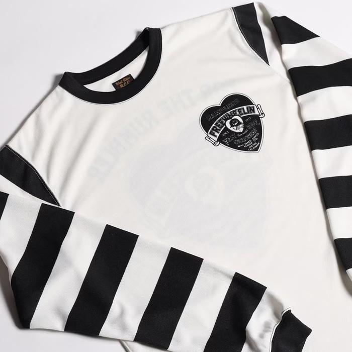 WESTRIDE ウエストライド【POWER DRY BORDER SLEEVE LONG TEE】パワー