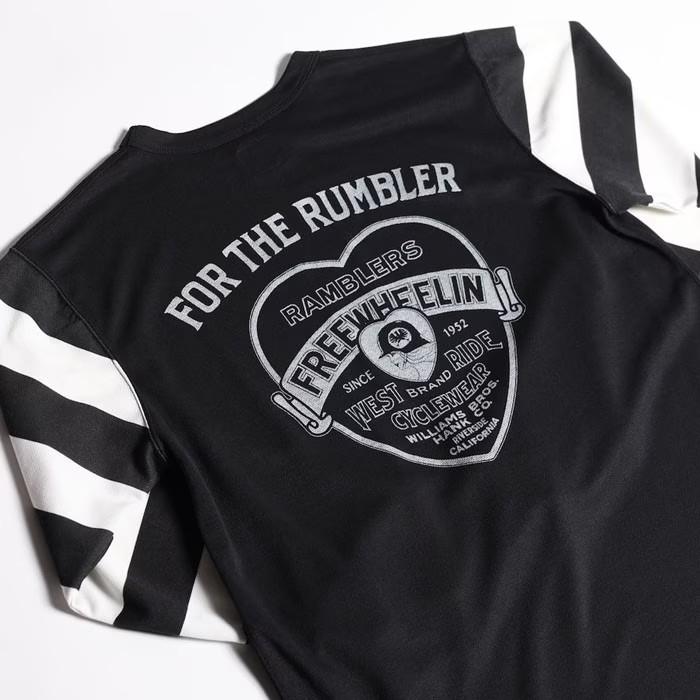 WESTRIDE ウエストライド【POWER DRY BORDER SLEEVE LONG TEE】パワー