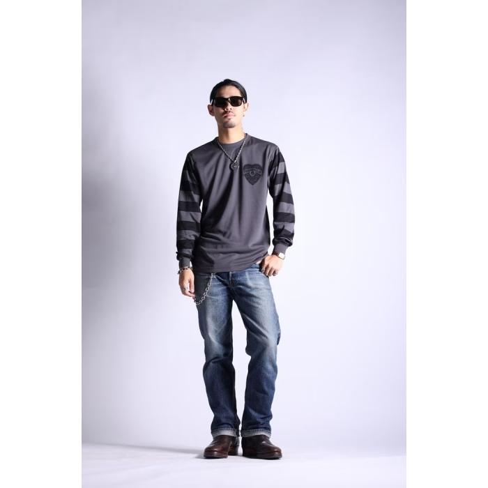 WESTRIDE ウエストライド【POWER DRY BORDER SLEEVE LONG TEE】パワー
