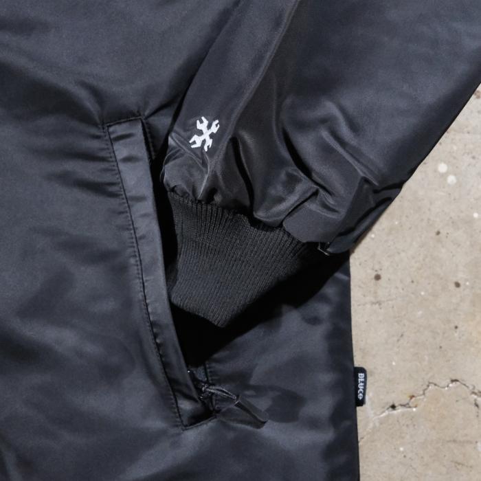 Мサイズ　BLUCO ブルコ　ウインター　コーチジャケット　ブラック BLUCO（ブルコ） コーチジャケット キルティング 中綿 WINTER COACH