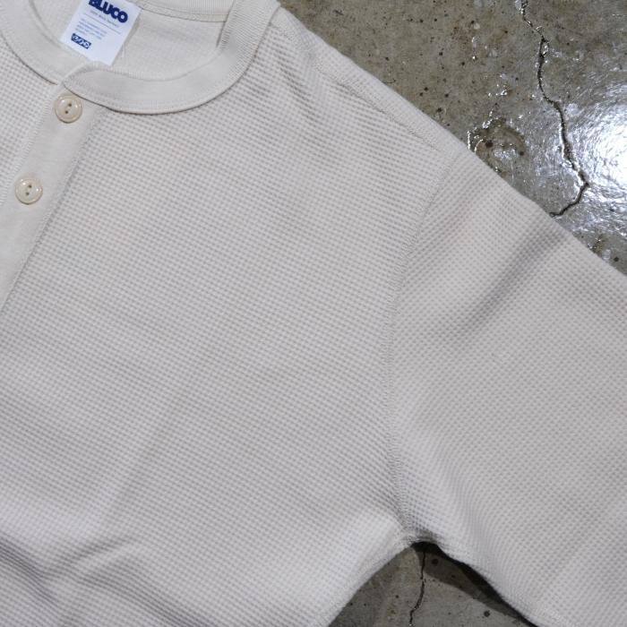 BLUCO ブルコ【155-12-020】【HENRY NECK THERMAL SHIRT】ヘンリー