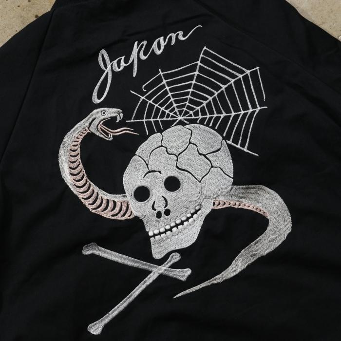 スリフティールック スーベニアジャケット ドクロ 蛇 別珍 新品未使用 完売品 THRIFTY LOOK スリフティルック【TL26S001】【SNAKE & SKULL SOUVENIR