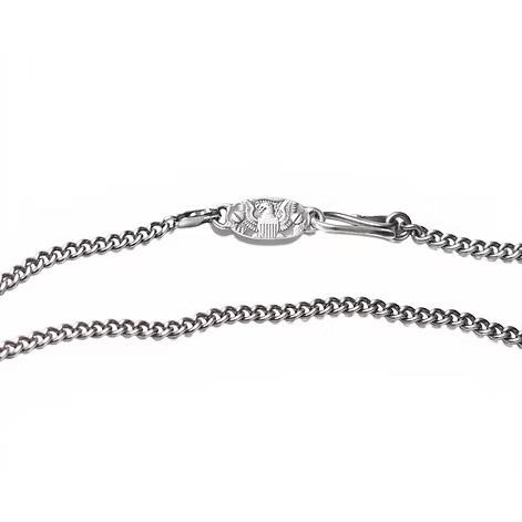 RAOING ローイング【Silver925 Chain TYPE V Custom】≪50cm≫ ネックレスチェーン 喜平チェーン SILVER900/925 燻し加工の画像