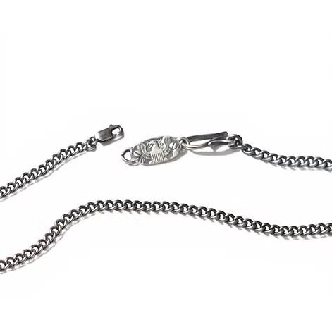 RAOING ローイング【Silver925 Chain TYPE V Custom】≪50cm≫ ネックレスチェーン 喜平チェーン SILVER900/925 燻し加工の画像