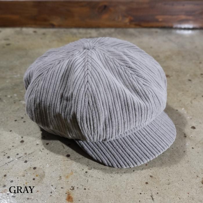 BLUCO ブルコ【155-61-039】【CORDUROY NEWSBOY CAP】コーデュロイ