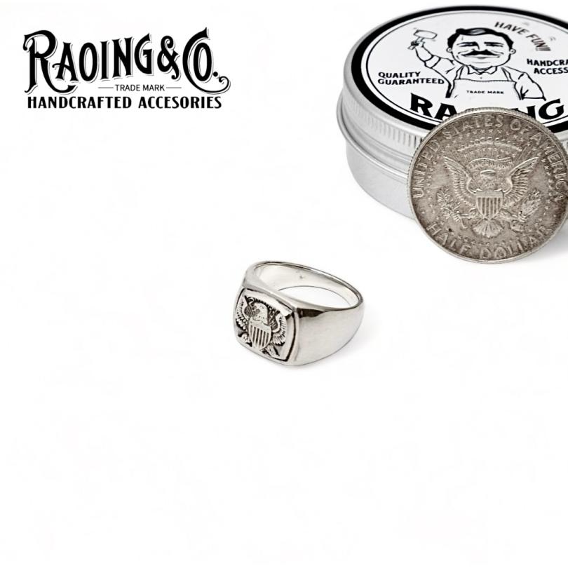 RAOING ローイング【Half Dollar Signet Ring】ハーフダラーシグネット